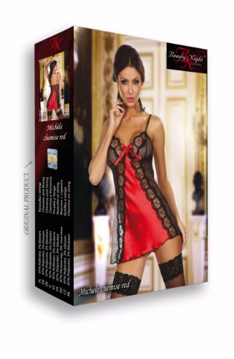 Picture of Beauty Night Michele Chemise Red BN6334