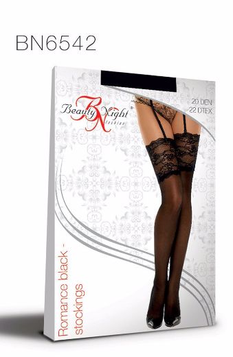 Picture of Beauty Night Romance Stockings Black BN6542