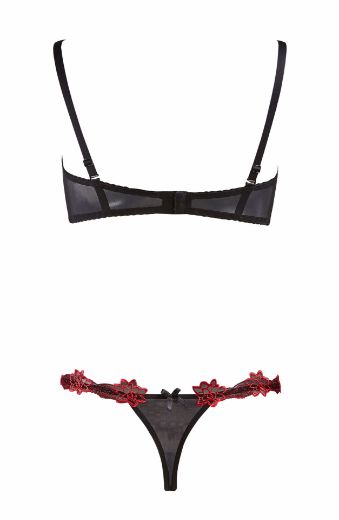 Picture of Gracya Mon Amour Thong Black/Red S153