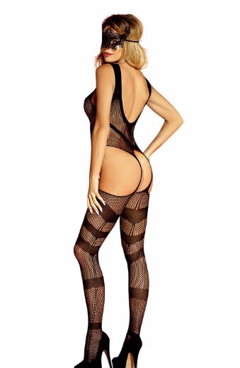 Picture of Yesx 177 Body Stocking Black