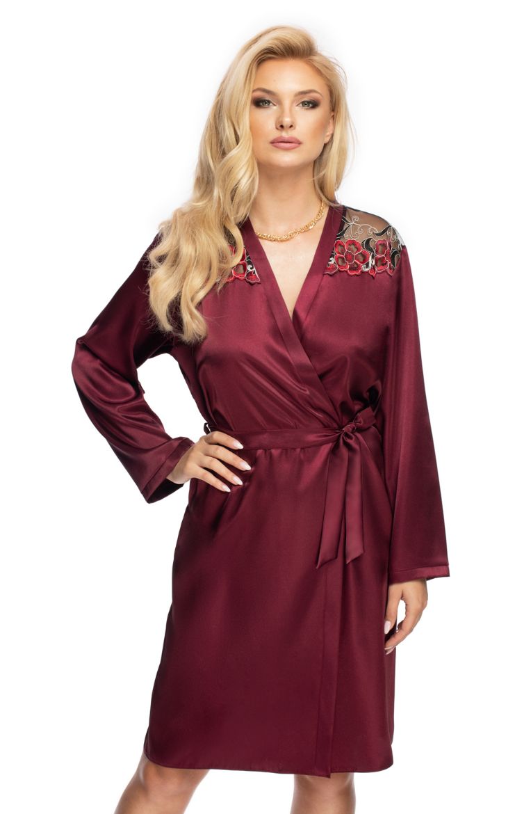 Image of Irall Elodie Dressing Gown Plum