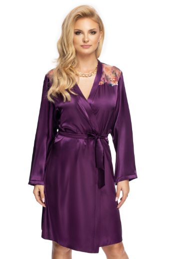 Image of Irall Shelby Dressing Gown Purple