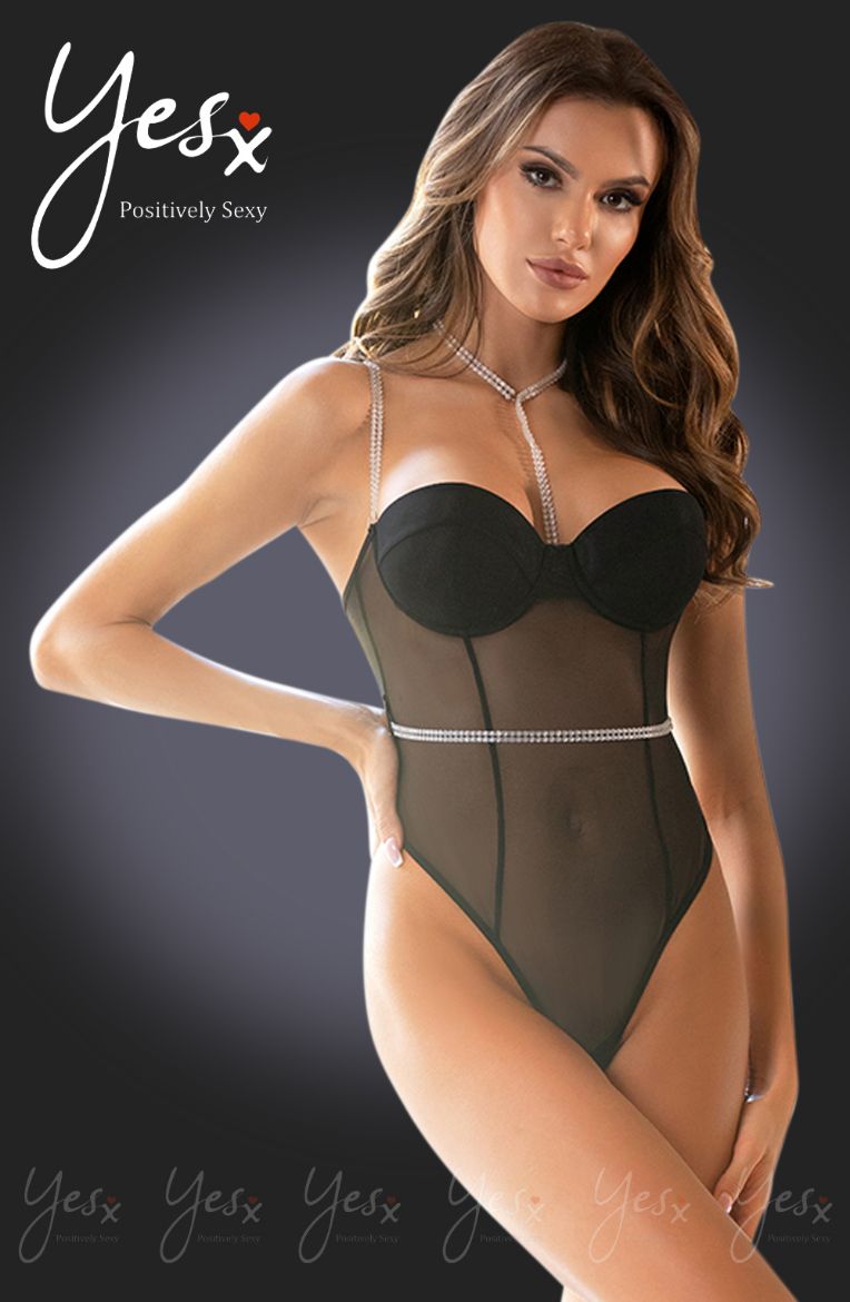 Product image of YesX YX992 Bodysuit Black