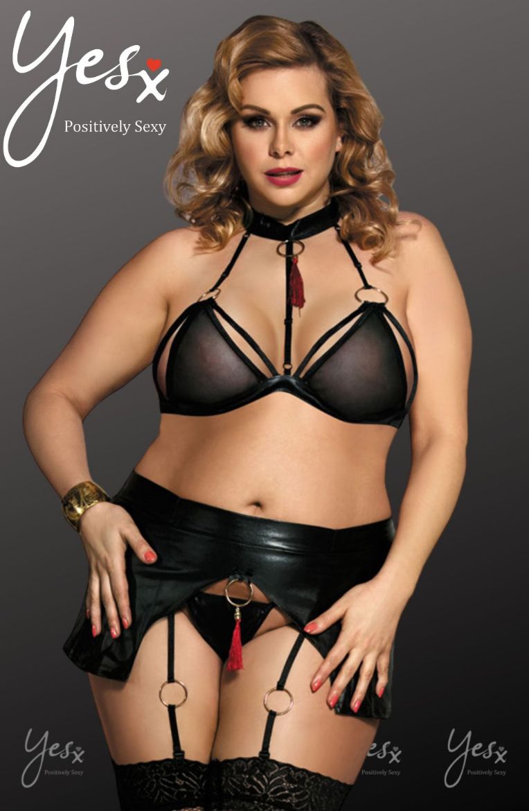 Product image of YesX YX823Q Bra Set Black