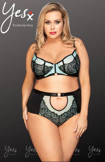 Product image of YesX YX830Q Blue Bra Set