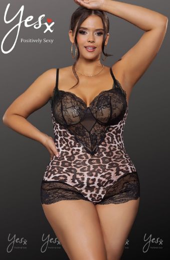 Product image of YesX YX854Q Leopard Bodysuit