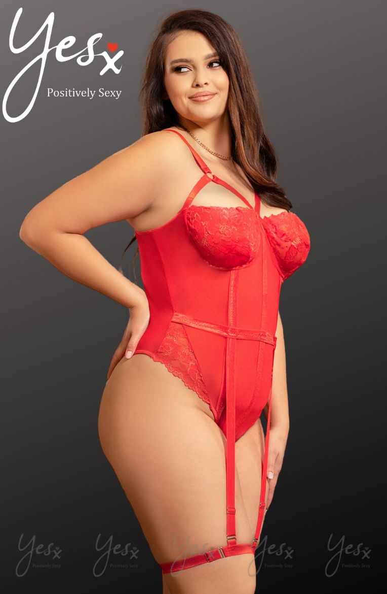 Product image of YesX YX858Q Red Bodysuit