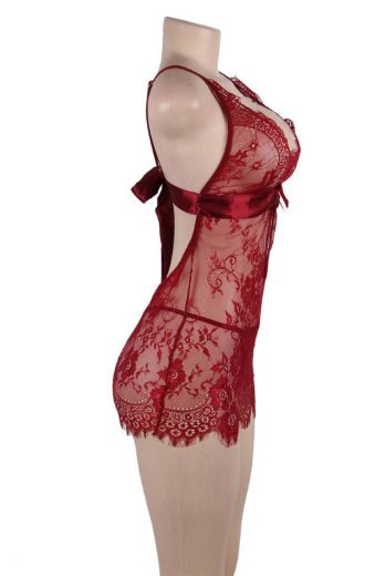 Product image of YesX YX855 Chemise Hot Red