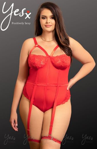 Product image of YesX YX858Q Red Bodysuit