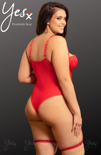 Product image of YesX YX858Q Red Bodysuit