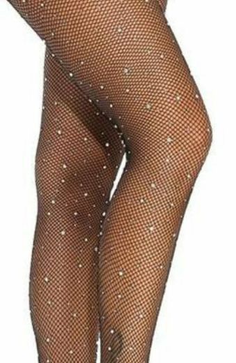 Product image of YesX YX850 Sparkly Fishnet Black