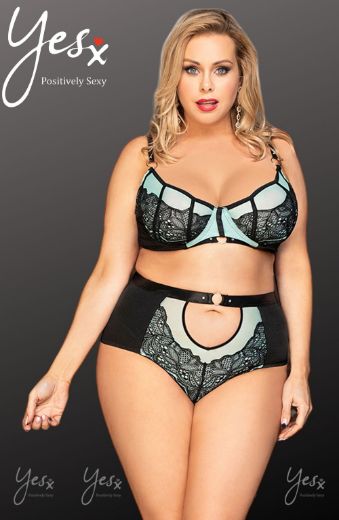 Product image of YesX YX830Q Blue Bra Set