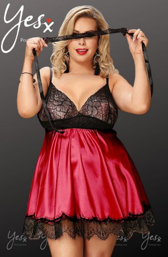 Product image of YesX YX832Q Babydoll & Blindfold