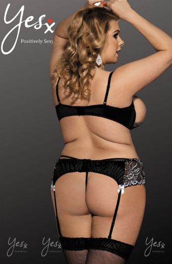 Product image of YesX YX825Q Bra Set Black