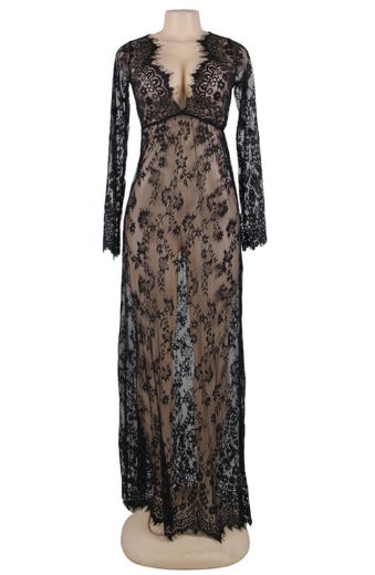 Product image of YesX YX826 Long Gown & Thong