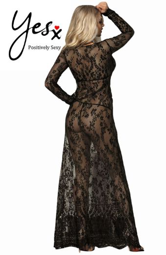 Product image of YesX YX826 Long Gown & Thong