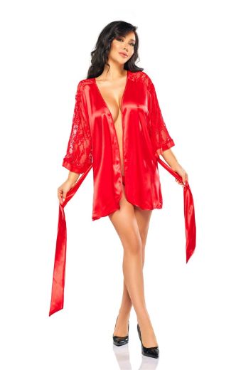 Product image of Beauty Night BN6658 Marissa Peignoir Red