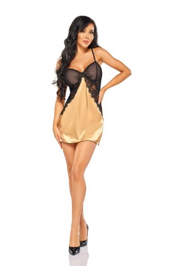 Product image of Beauty Night BN6648 Marinela Chemise Gold