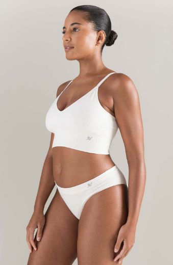 Product image of Nudea The TENCEL™ Seamless Bralette White Sand