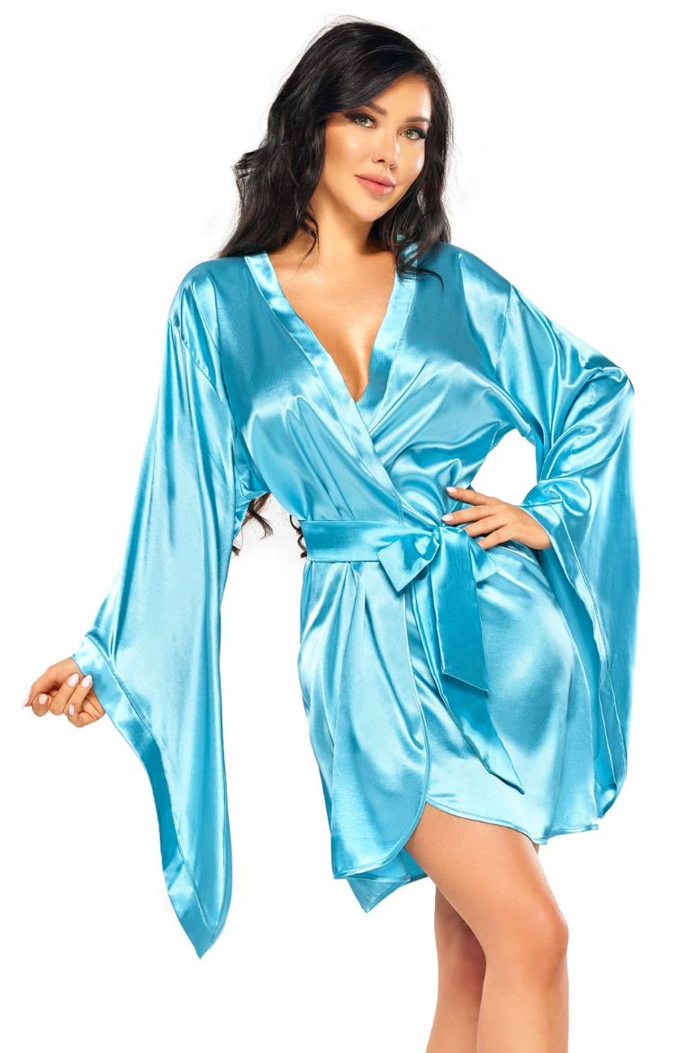Product image of Beauty Night BN6666 Samira Peignoir Turquoise