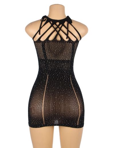 Product image of YesX YX865 Sparkle Rhinestone Fishnet