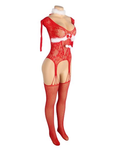Product image of YesX YX878 Christmas Fishnet Bodystocking
