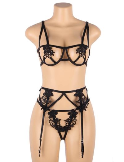 Product image of YesX YX867 3 Piece Bra Set