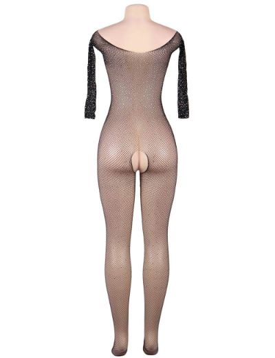 Product image of YesX YX864 Fishnet Sparkly Bodystocking