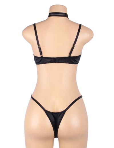 Product image of YesX YX871 Hollow Cut Halter Bra Set