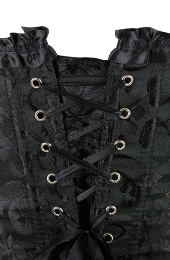 Product image of YesX YX886 Stunning Black Borcade Corset Up to 5XL