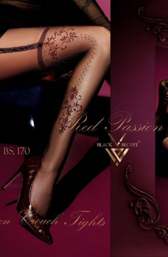 Product image of Black Secret BS170 Open Crotch Tights Black