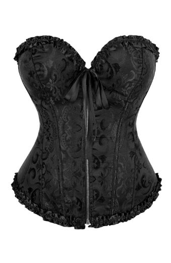 Product image of YesX YX896 Vintage Corset Style Black