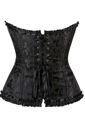 Product image of YesX YX896 Vintage Corset Style Black