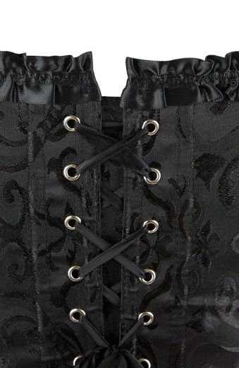 Product image of YesX YX896 Vintage Corset Style Black