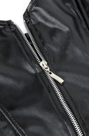 Product image of YesX YX897 Faux Leather Corset & Skirt