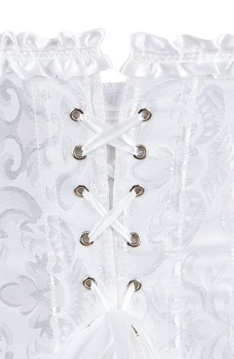 Product image of YesX YX887 Elegant White Brocade Corset up to 2XL